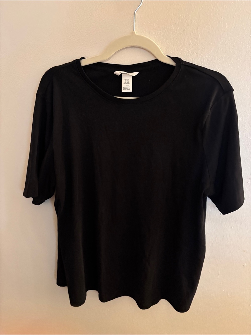 H&M Mama Black Tee XXL